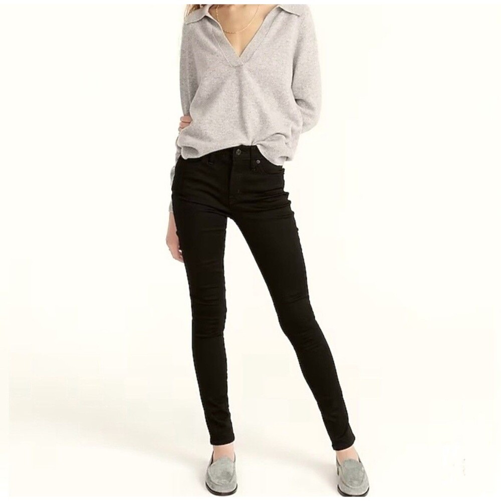 J CREW Jeans Black 9” Toothpick Skinny Jeans